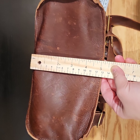 Kasandy Backpack Brown Leather Western Cowgirl Elephant Ethical Fair Trade - Picture 15 of 15